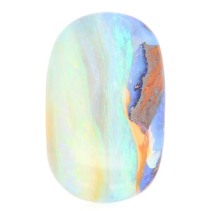 Unset Blue Green Yellow Orange Boulder Opal