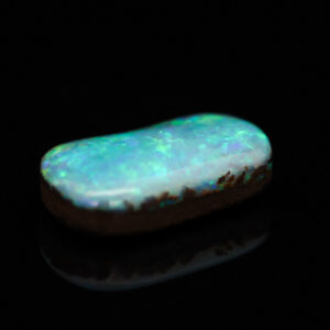 Unset Blue Green Yellow Orange Boulder Opal