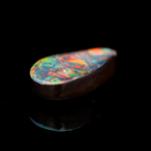 Unset Blue Green Orange yellow Red Boulder Opal