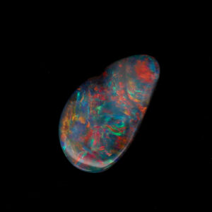 Unset Blue Green Orange yellow Red Boulder Opal