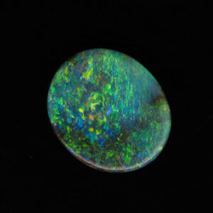 Unset Blue Green Yellow Boulder Opal