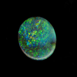 Unset Blue Green Yellow Boulder Opal