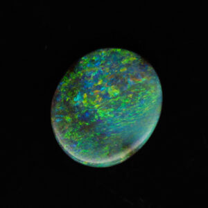 Unset Blue Green Yellow Boulder Opal