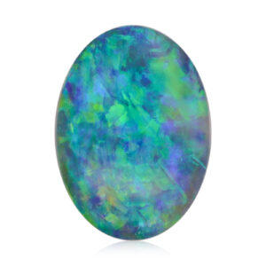 Unset Blue Green Yellow Boulder Opal