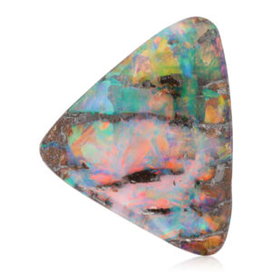 Unset Blue Green Yellow Orange Red Boulder Opal