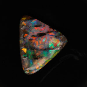 Unset Blue Green Yellow Orange Red Boulder Opal