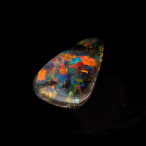 Unset Blue Green Yellow Orange Red Boulder Opal