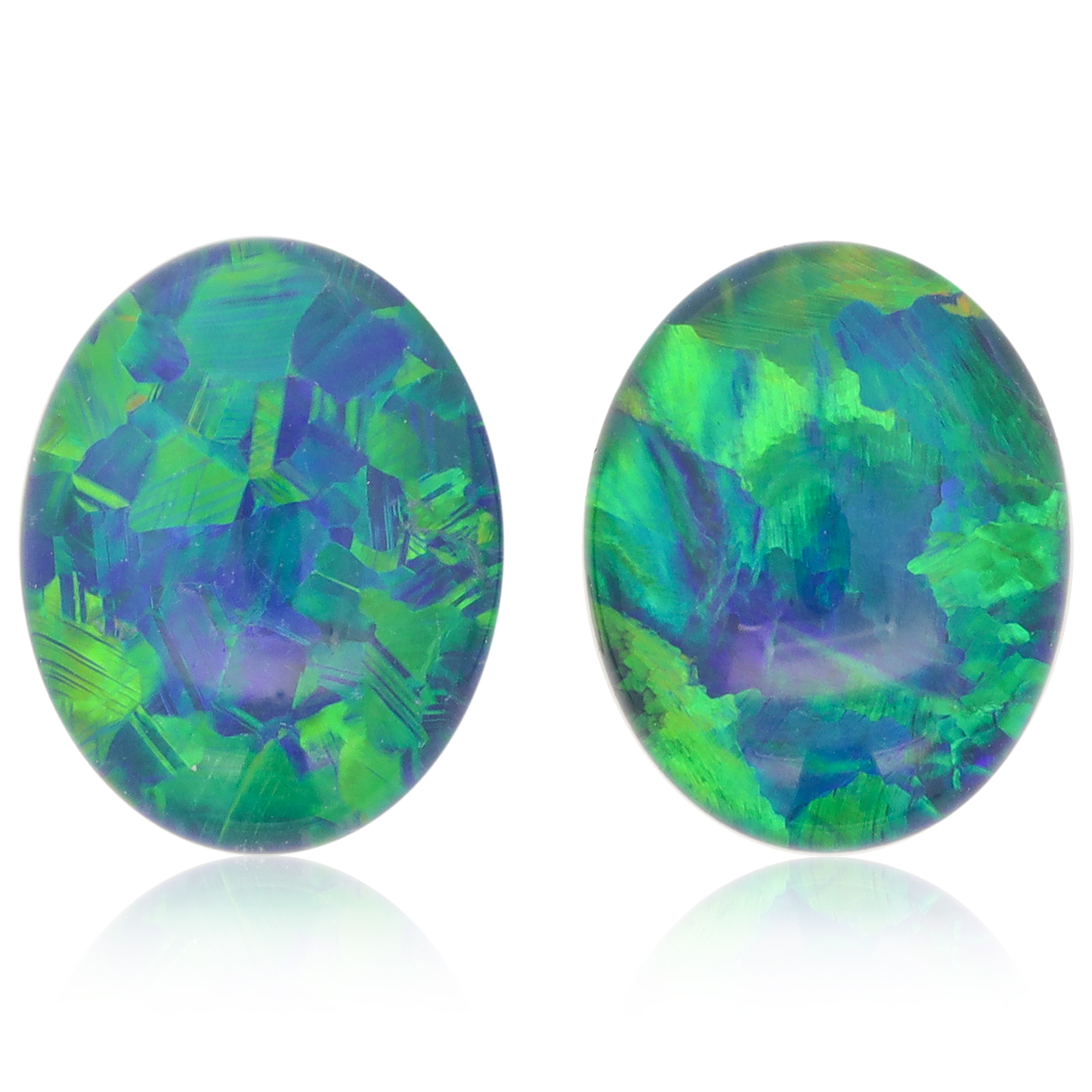 Unset Blue Green Triplet Opal