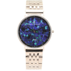 Blue Green Doublet Opal Face Watch