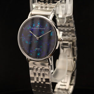 Blue Green Doublet Opal Face Watch