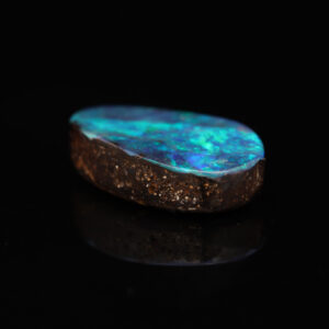 Unset Blue Green Boulder Opal