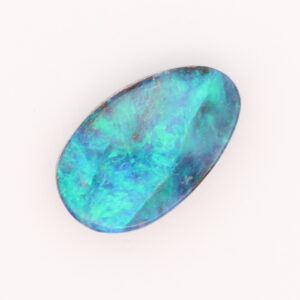 Unset Blue Green Boulder Opal