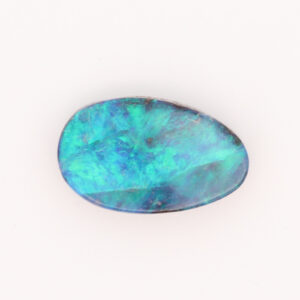 Unset Blue Green Boulder Opal