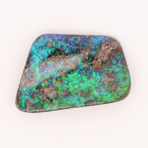 Unset Blue Green Boulder Opal