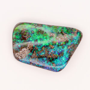 Unset Blue Green Boulder Opal