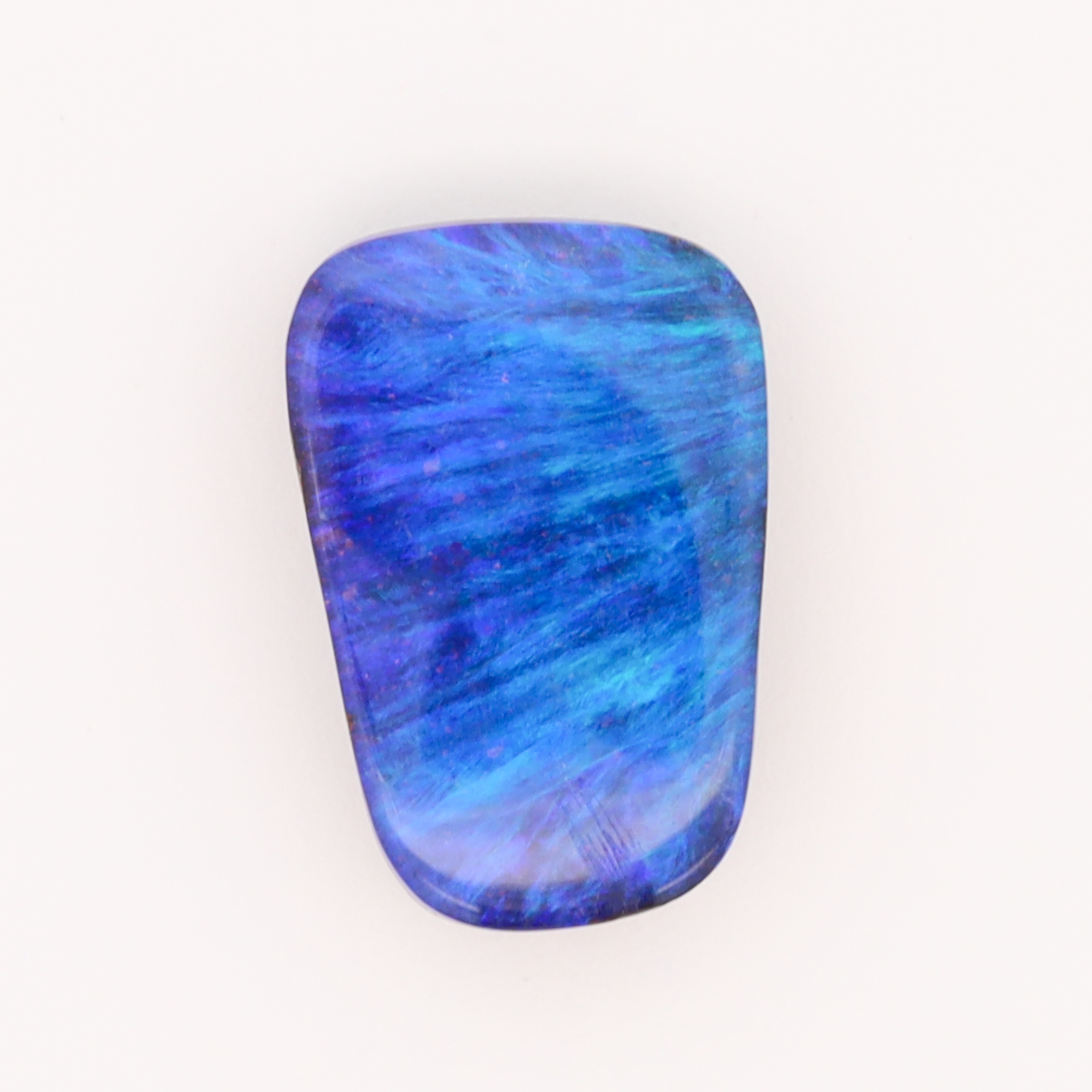 Unset Blue Purple Green Boulder Opal