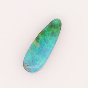 Unset Blue Green Boulder Opal