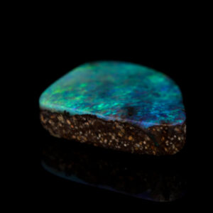 Unset Blue Green Boulder Opal