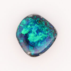Unset Blue Green Boulder Opal
