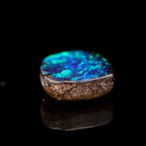 Unset Blue Green Boulder Opal
