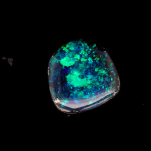 Unset Blue Green Boulder Opal