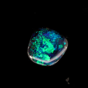Unset Blue Green Boulder Opal