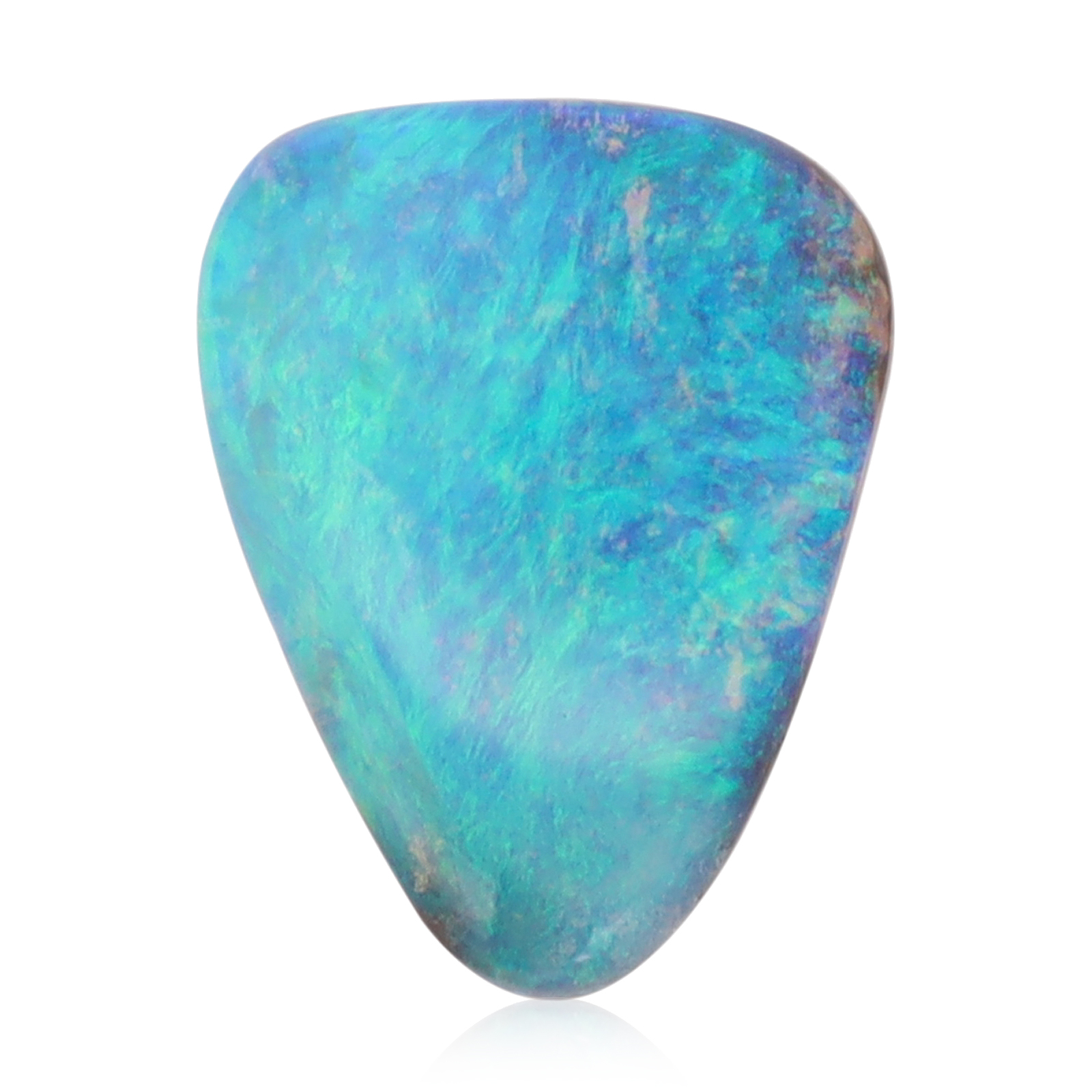 Unset Blue Green Boulder Opal