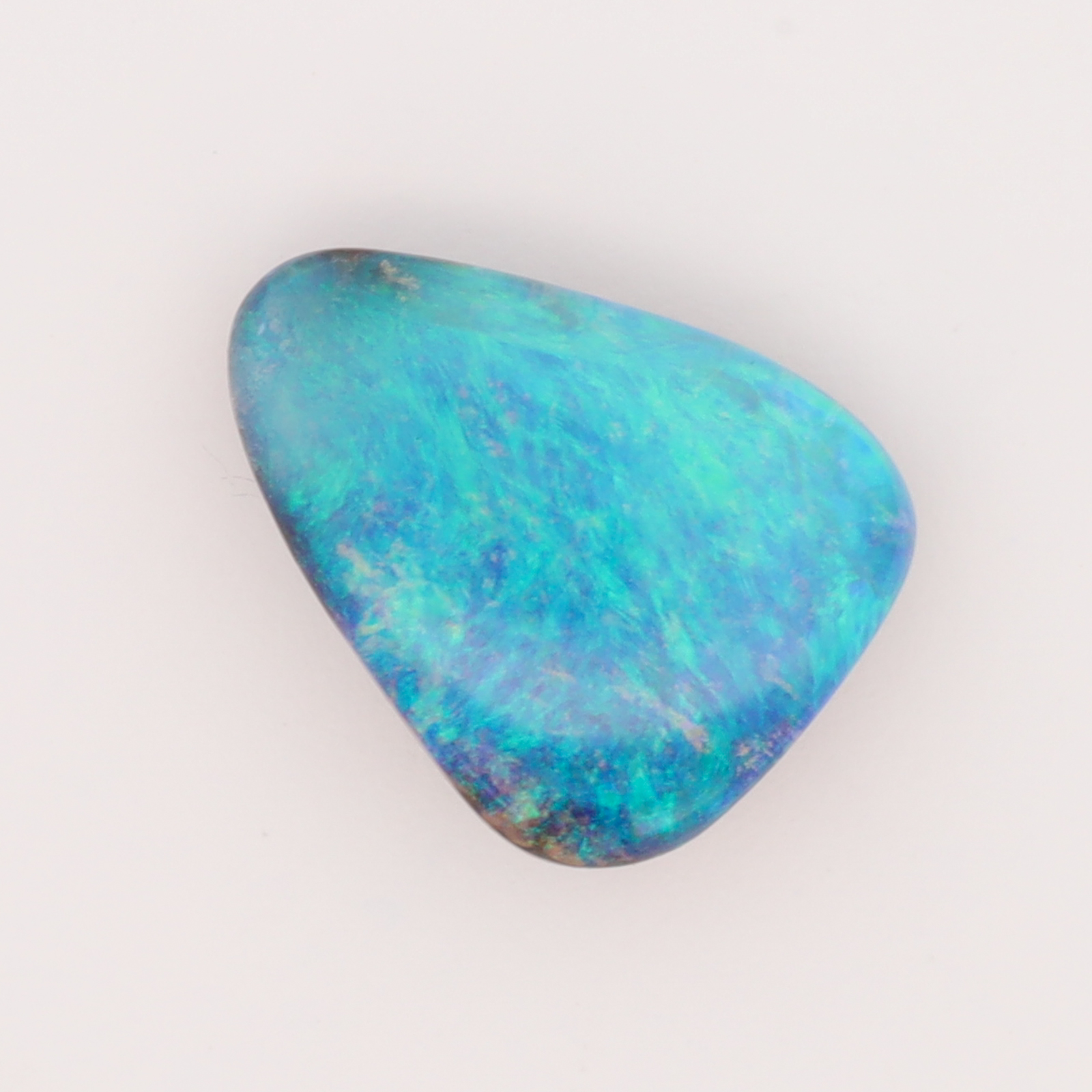 Unset Blue Green Boulder Opal