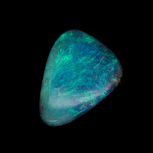 Unset Blue Green Boulder Opal
