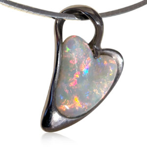 Custom White Gold Blue Green Yellow Orange Red Purple White Crystal Opal Pendant