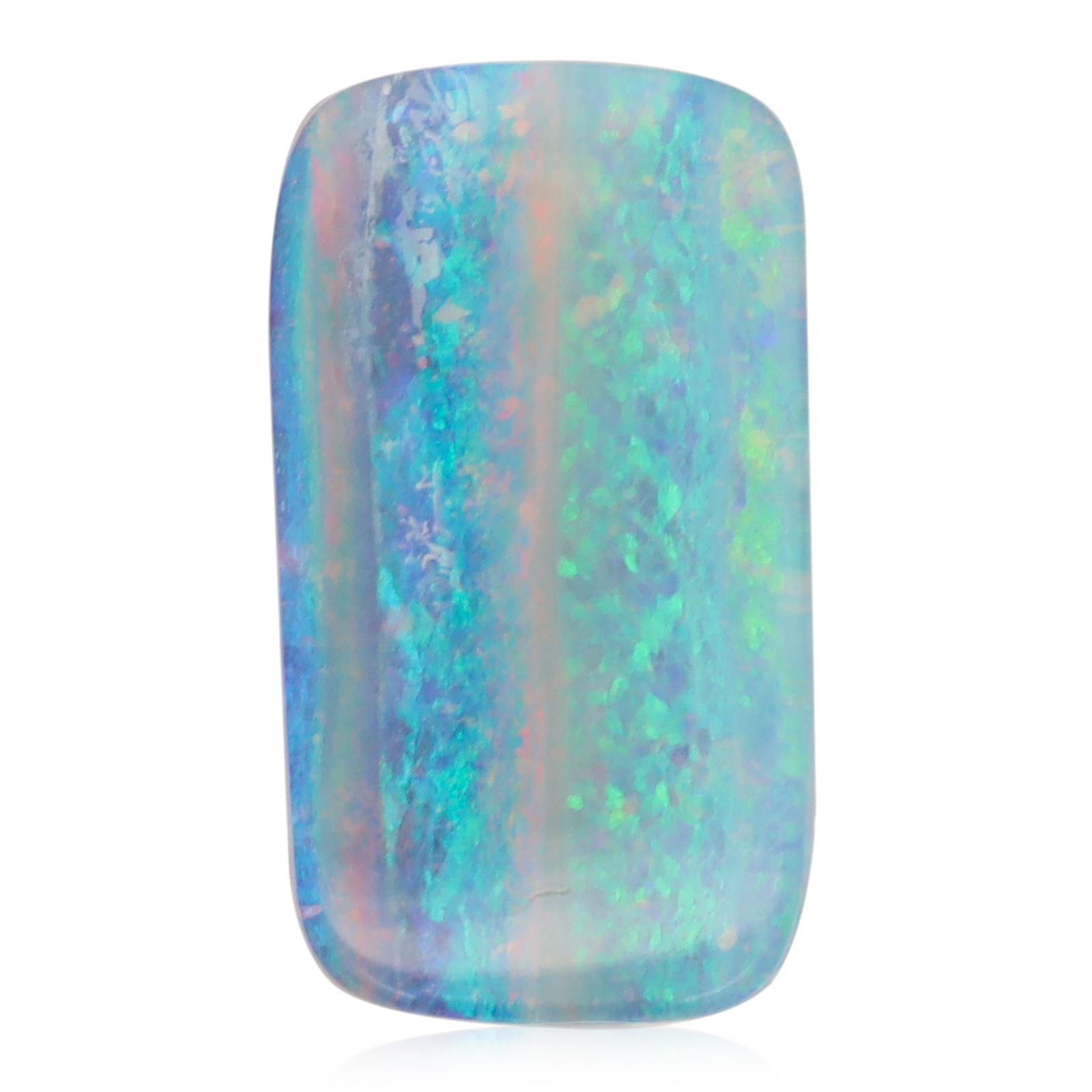 Unset Blue Green Boulder Opal