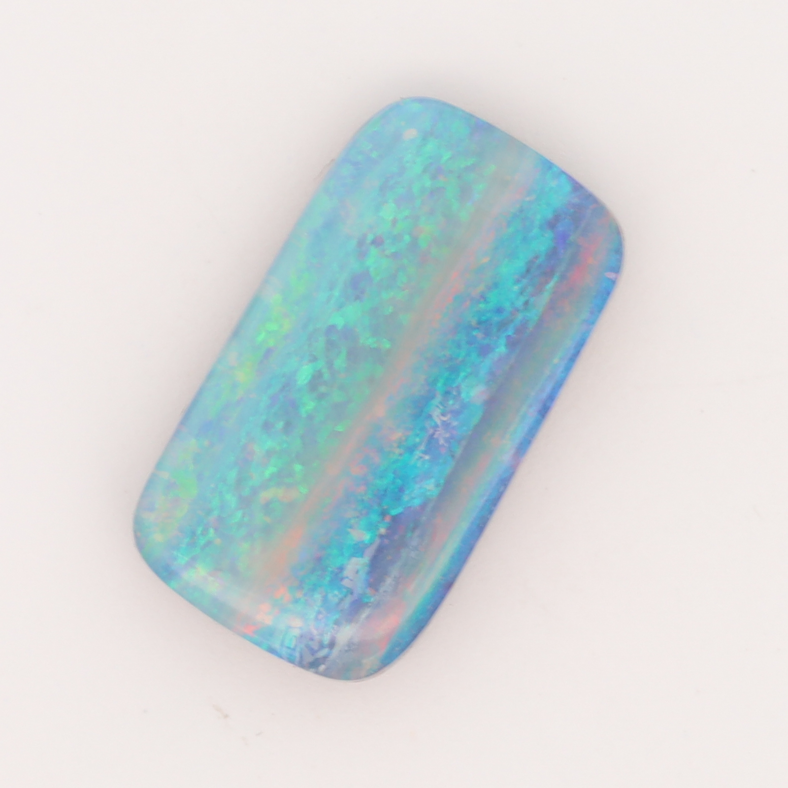 Unset Blue Green Boulder Opal