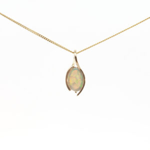 Solid Crystal Opal Pendant