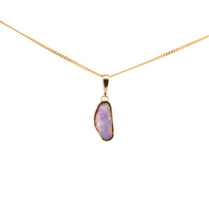 Solid Crystal Opal Pendant