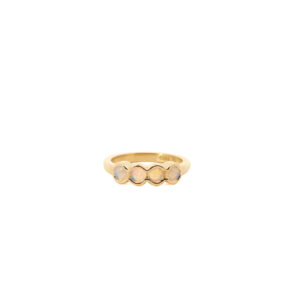 Solid Crystal Opal Ring