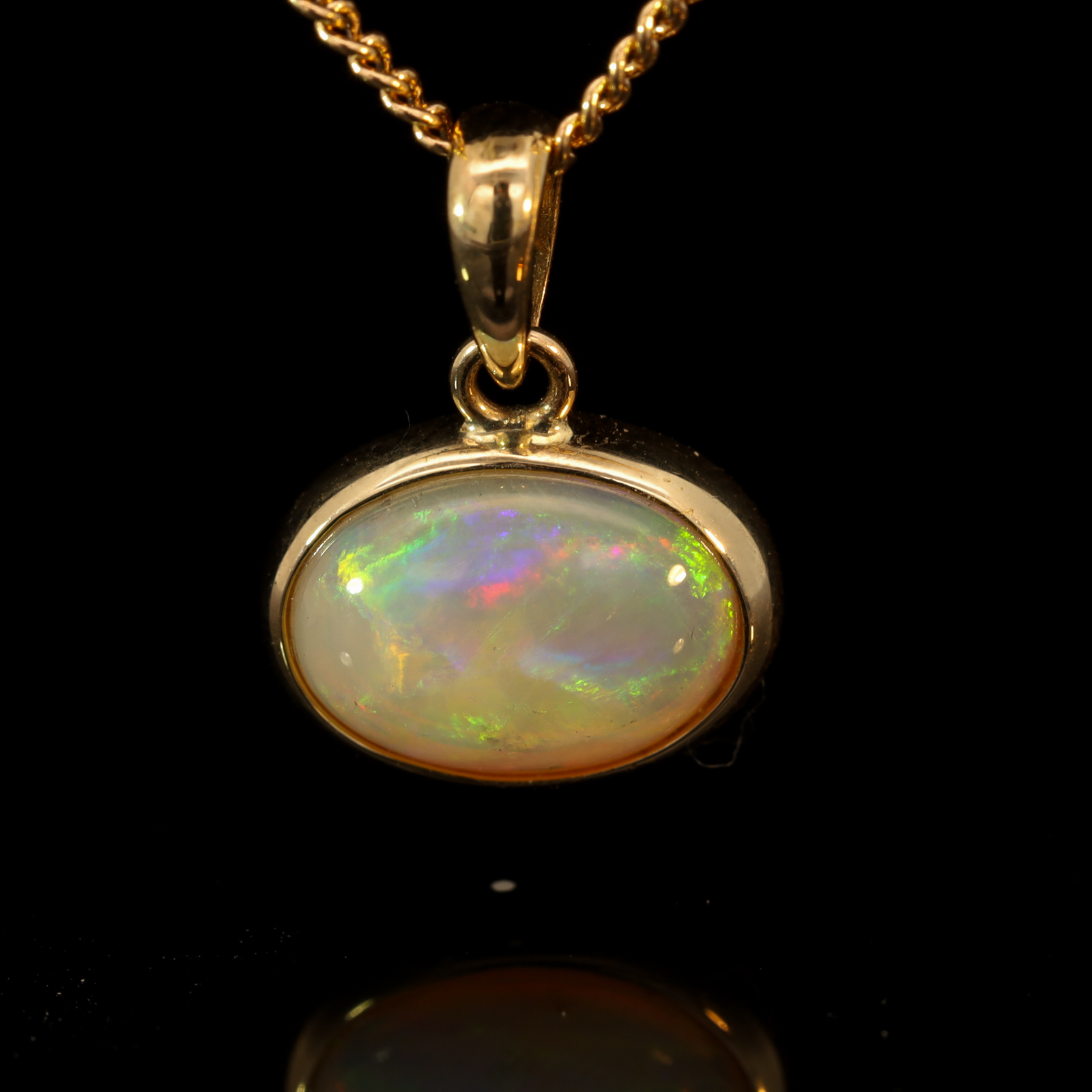 Yellow Gold Blue Green Yellow Orange Pink Crystal Opal