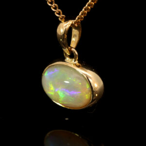 Yellow Gold Blue Green Yellow Orange Pink Crystal Opal