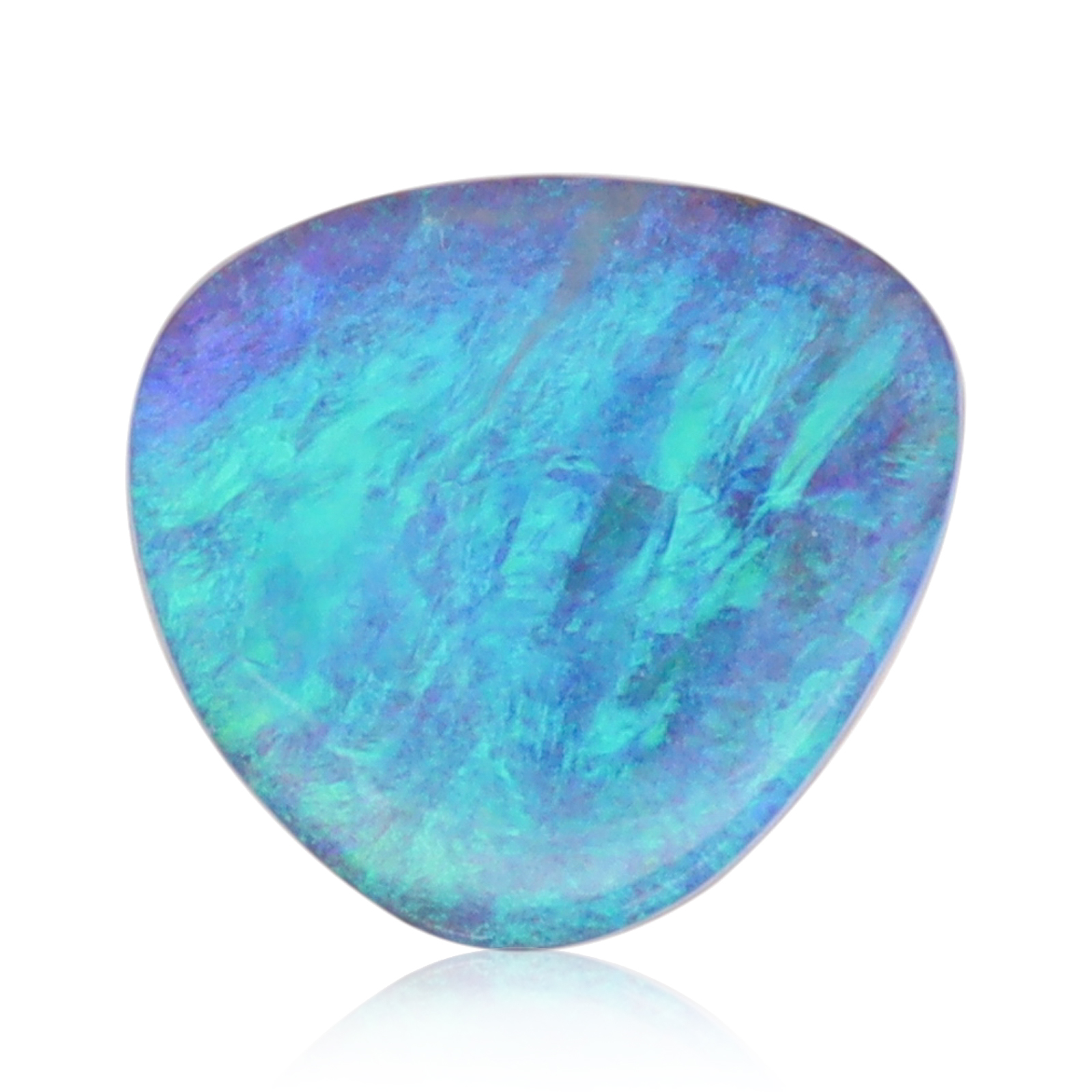 Unset Blue Green Boulder Opal
