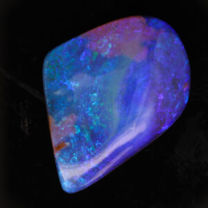Unset Blue Green Purple Boulder Opal