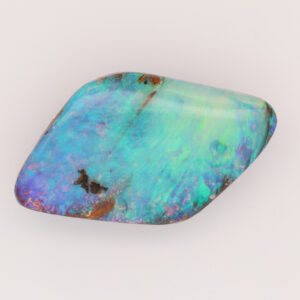 Unset Blue Green Purple Boulder Opal