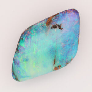 Unset Blue Green Purple Boulder Opal