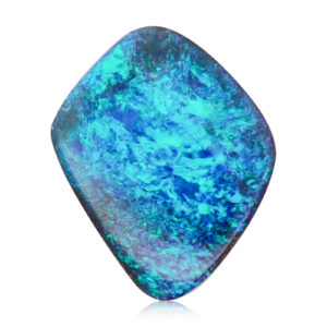 Unset Blue Green Boulder Opal