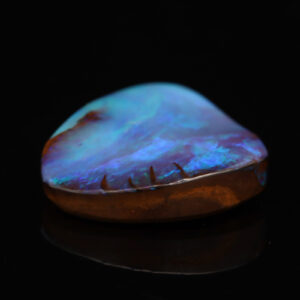 Unset Blue Green Purple Boulder Opal