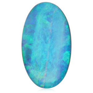 Unset Blue Green Boulder Opal