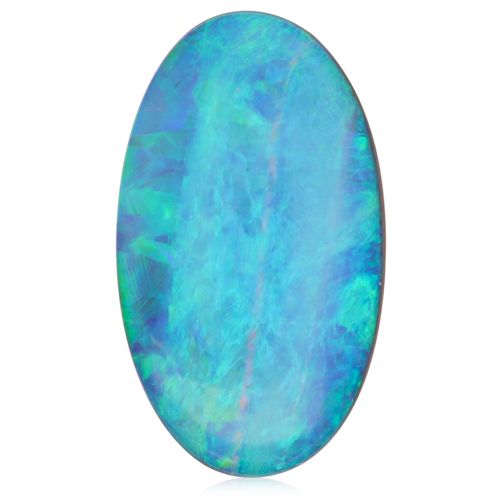 Unset Blue Green Boulder Opal