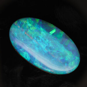 Unset Blue Green Boulder Opal