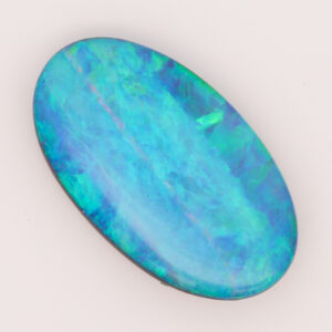 Unset Blue Green Boulder Opal