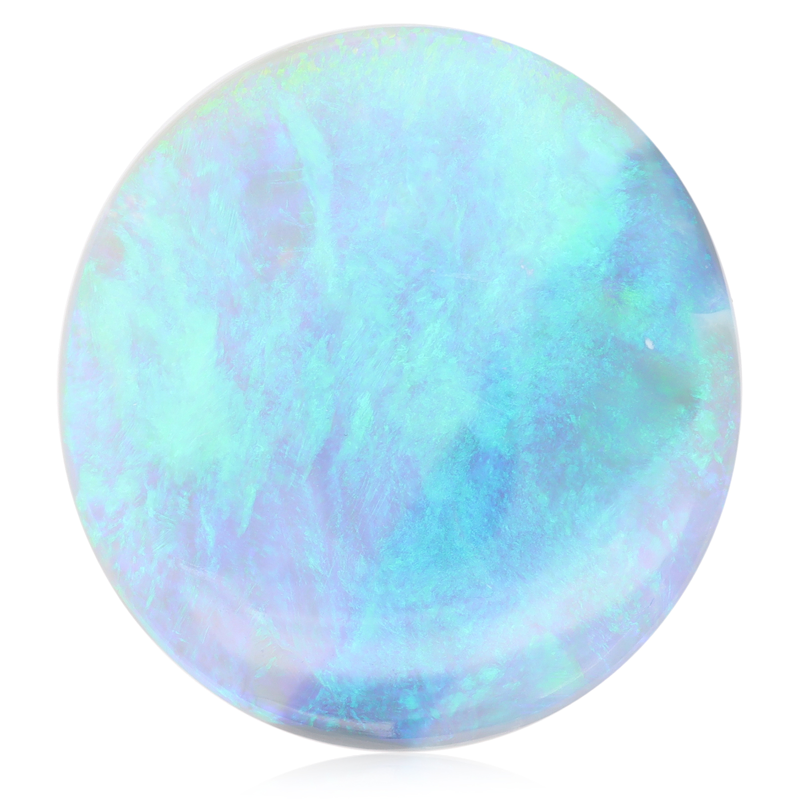 Unset Blue Green Semi Black Opal