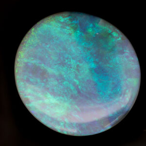 Unset Blue Green Semi Black Opal