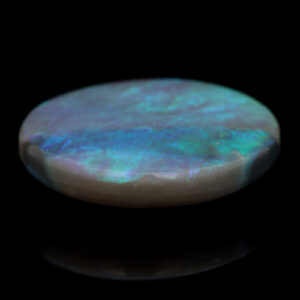 Unset Blue Green Semi Black Opal